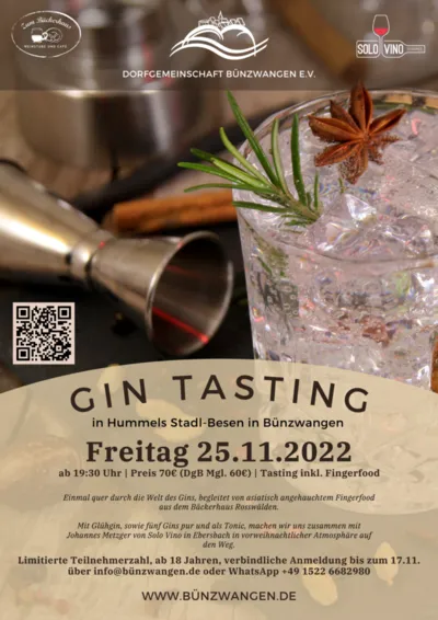 Gin Tasting