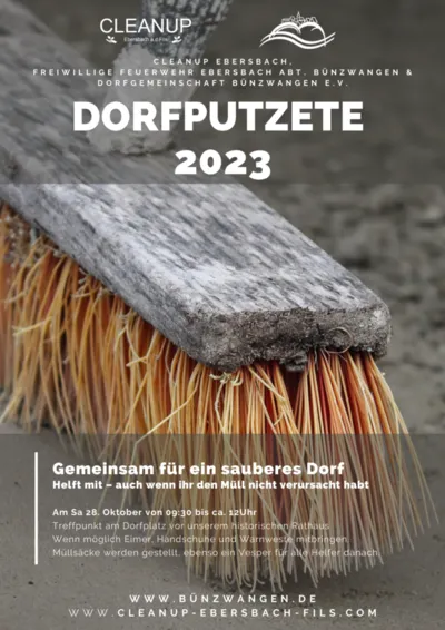 Dorfputzete – Oktober 2023