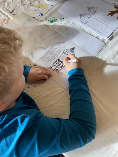 Laternenbasteln im Kinder Kreativ Club