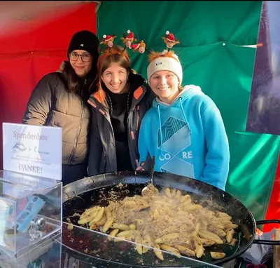 Endlich wieder Weihnachtsmarkt in Bünzwangen!