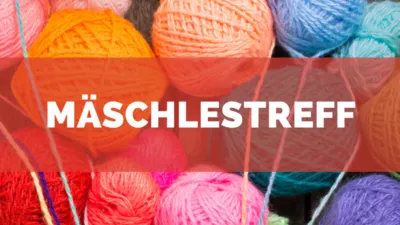 Mäschlestreff – bunte Wollknäuel