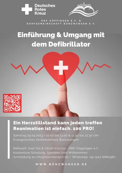 Einführung & Umgang mit dem Defibrillator