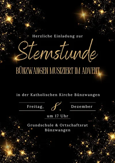 Sternstunde – Bünzwangen musiziert im Advent
