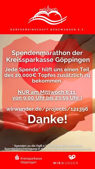 Nikolaustag Spendenmarathon – Wir Wunder