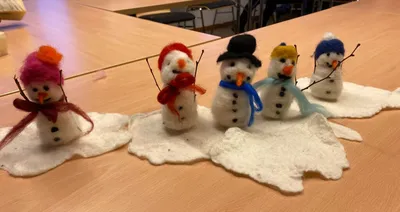 Schneemann-Filzen im KKC