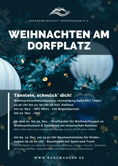 Weihnachten am Dorfplatz
