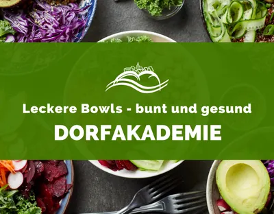 Leckere Bowls – bunt und gesund – Dorfakademie