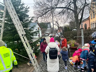 Weihnachtszauber in Bünzwangen am Dorfplatz