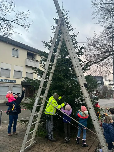 Weihnachtszauber in Bünzwangen am Dorfplatz