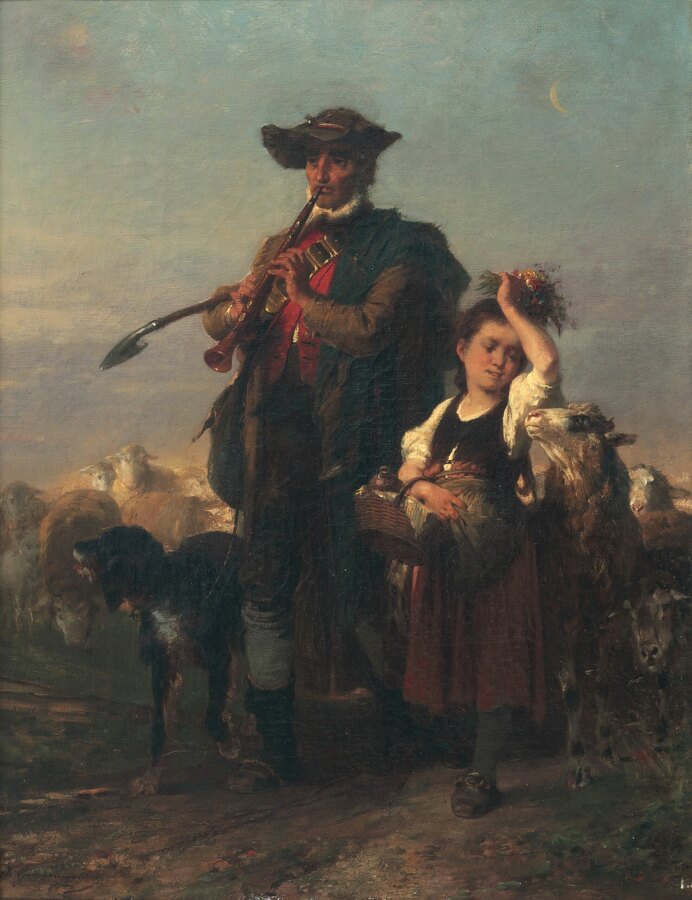 Jakob Grünenwald, Schäfers Heimkehr (1876)