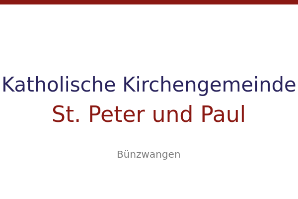 Katholische Kirchengemeinde St Peter und Pau