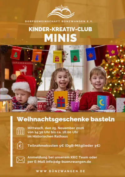 KKC Minis – Weihnachtsgeschenke basteln
