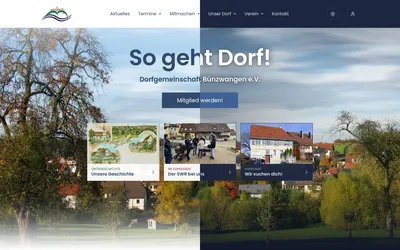 Unsere neue Homepage: schneller, sicherer und bereit für eine Dorfapp